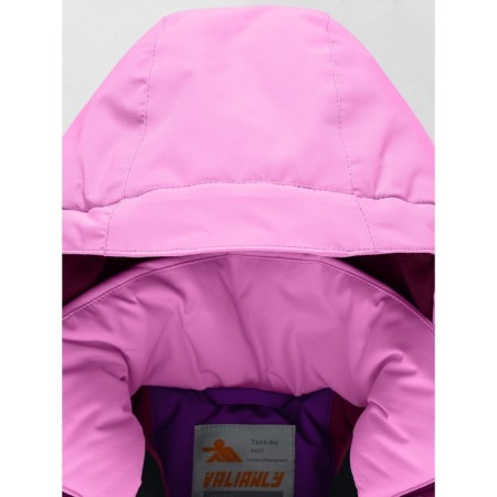 Ski costume for girls for, height 116 cm, purple color-6