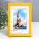 Photo frame plastic "Palette" 10x15 cm, yellow