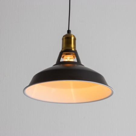 Bra with a switch on the wire "Vintage" E27 40W black 27x27x15cm-2