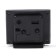 Clock - desktop an alarm clock, discrete move, dial 5 x 8 cm, 9 x 10 cm, aa