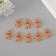 Suspension for creativity plastic "Funny gingerbread" 2.7x2x0.6 cm