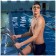 ONLYTOP swimming glasses, bears, a set of nasal jumpers, UV protection