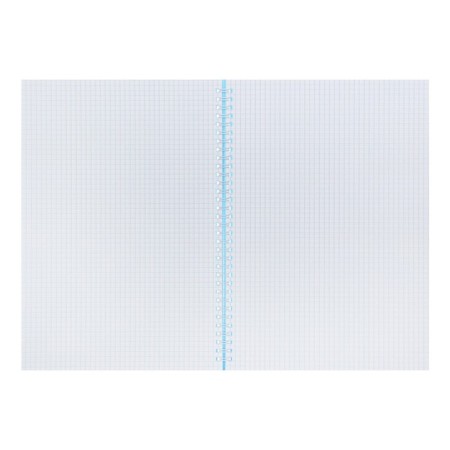 Notebook on the crest A4 48 sheets in the Calligrata cage blue, plastic cover, OFSET block-2
