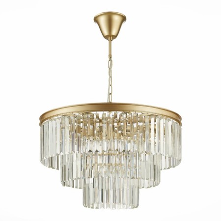 Suspended chandelier ST LUCE. SL1624.203.12. Ercolano. 12x40 W, E14, 60x60x38 cm, Shampan-3