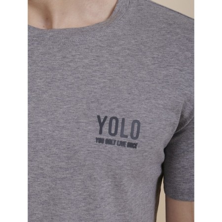 Male T -shirt, size XXL, gray color-2
