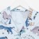 Pajama nursery from a flannel (shirt, trousers) KAFTAN "Dino", size 110-116, blue
