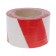Fencing tape 100 m, red-white, width 7.5 cm, thickness 50 mkm