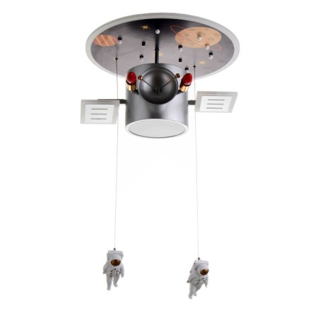 Lamp "Sputnik" 1XLED 110W Dimmer+2x40W E14 gray-blue 68x55x33 cm Bayerlux
