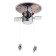 Lamp "Sputnik" 1XLED 110W Dimmer+2x40W E14 gray-blue 68x55x33 cm Bayerlux