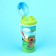 Children's bottle "Mi-Mi-Mim", 400 ml., With a loop, green color