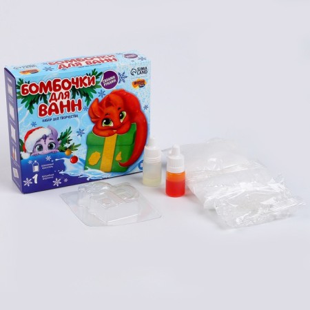 Set for creativity "Buckwheat for baths with your own hands" "Dragon with a gift" 1 form-1