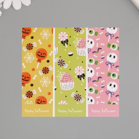Stick Paper "Sweets on Halloween" set of 20 pcs 10x9.2cm-1