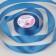 Satin tape, 25 mm × 23 ± 1 m, color-blue color No. 97