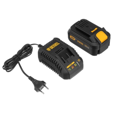 Circular battery Denzel CCS-165, 18 V, Li-Ion, 4 Ah, 4200 rpm-4