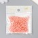 Cube glass 4x4 mm "brightness. Pink" set 20 grams