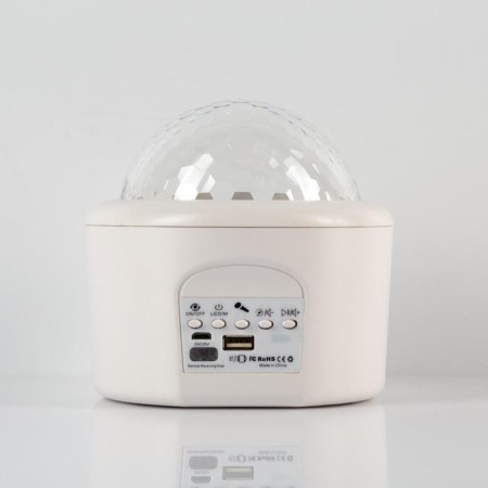 Light device "Waves" 10.5 cm, laser, speaker, remote control, glow of multi, 5 V-3