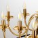 Anter chandelier 12x40W E14 Brass 75x75x50 cm Bayerlux