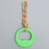Chewing toy with a rope "Girya", green