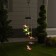 Garden lamp on the solar battery "Dragonfly", 12.5 × 86 × 12.5 cm, 6 LED, glow of multi