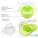 Nipple - dummy silicone orthodontic, from 0 months, green color
