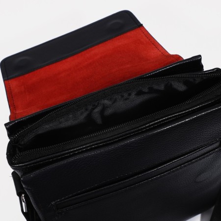 Male bag, black color-4