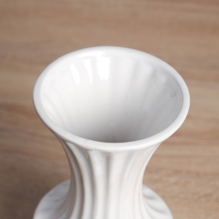 VAZA Ceramics Table "Thiago" Fears, 18x8.5 cm, white-1
