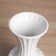 VAZA Ceramics Table "Thiago" Fears, 18x8.5 cm, white
