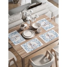 A set of napkins for setting the table 
