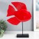 Souvenir Polystone "Fish on the stand" Red 6.8x29x38.5 cm
