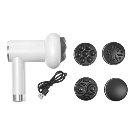 Body massager KZ 1427, electric, vibration, 7 watts, 5 modes, 5 nozzles, from AKB 1068742-5