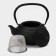 Cast iron kettle with enameled coating inside Magma "Tanan", 800 ml, with sieve