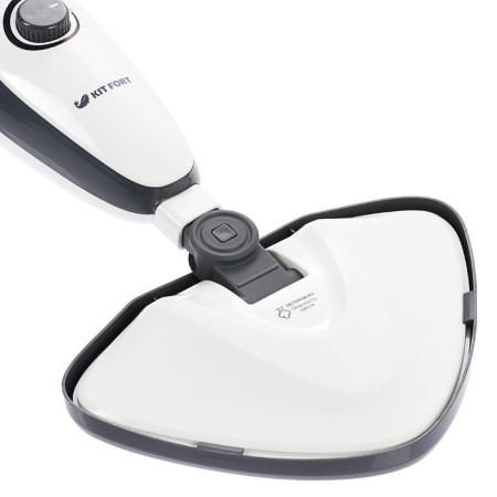 Steam mop KitFort KT-1006, 1500 W, 450 ml, cord 5 m, black and white-6