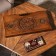 Handmade backgammon "coat of arms", deep cutting, with a pen, 60x30 cm, with a chess field, Armenia