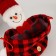 Bag for gifts "Snowman" in a cage