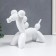 Souvenir Polystone "Air Ball - Horse" White 18x8x28 cm