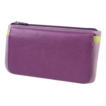A button wallet, department for bills/maps (8)/coins, lilac color 17x9.5x1.7cm