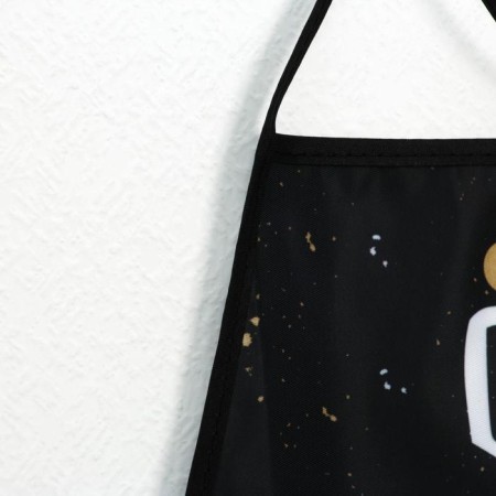Apron men's full -color "barbecue time"-2
