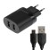 EXPLOYD EX-Z-1436, 2 USB, 2.4 A, MicroUSB cable, black
