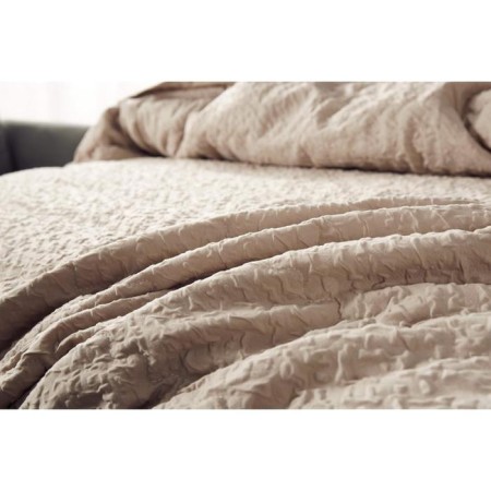 A set with a bedspread "Nadine", size 160x220 cm, 50x70 cm, beige color-7