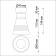 Sobit lamp, 1x9W GU10, white color