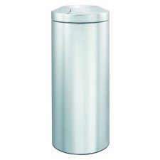 Мусорная урна для бумаг Brabantia, с защитой от возгорания, цвет стальной матовый, 30 л