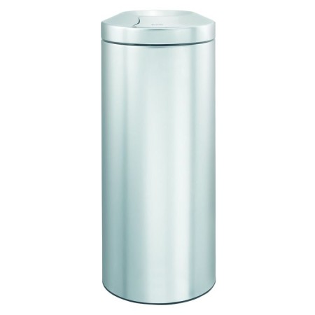 Garbage bins for Brabantia paper, with protection against fire, steel color, 30 liters