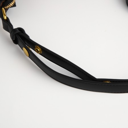 Female bag Textura, small size, black color-6