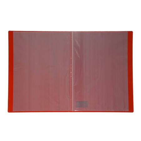 Folder with 10 A4, 500 microns, Calligrata, texture "Sand", Red-1