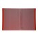 Folder with 10 A4, 500 microns, Calligrata, texture "Sand", Red