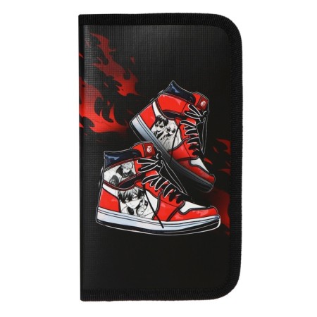 Penal 1 section 115 x 205 x 30 mm, calligrata "Anime sneakers", laminated cardboard-1