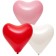 Shar Latex 12 ", heart, standard, set of 50 pcs., Mix color