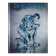 Diary solid cover 1-11 grade 40 sheets, cyber intelligence, metallic, selective varnish