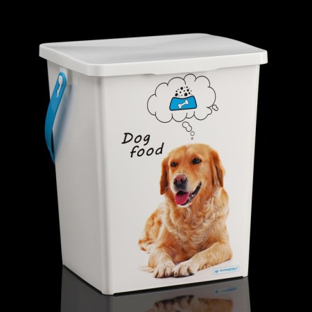 Animal feed container "dog", 23.2 x 20 x 27.6 8.5 liters