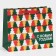 Laminated horizontal “Multi -colored Christmas trees”, ML 27 x 23 x 11.5 cm, New Year
